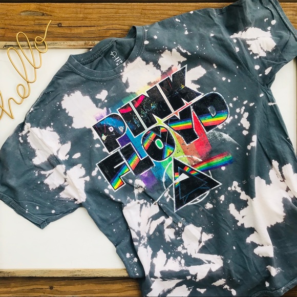 Tops - Pink Floyd tie dye tee